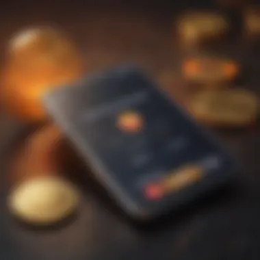 Digital Wallet Overview for Cryptocurrency Investors A digital wallet interface displaying cryptocurrency balances