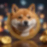 A visual representation of the Shiba Inu token emblem.