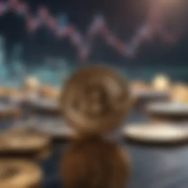 Market Trends in Cryptocurrency Graph depicting market trends of leading cryptocurrencies