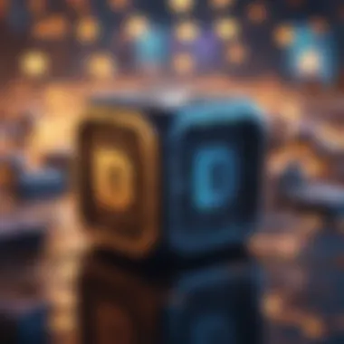 Blockchain Technology in Gaming: A New Era Visual representation of blockchain integration in gaming