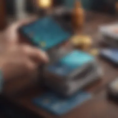 Setting Up Your Digital Wallet Graphic showing the setup of a digital wallet