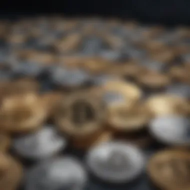 Diverse Cryptocurrencies A visual representation of various cryptocurrencies