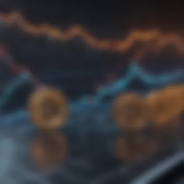 Analyzing Market Trends Graph depicting cryptocurrency market trends