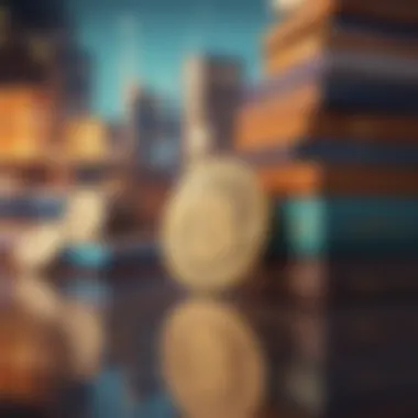 Influential Cryptocurrency Investment Books A stack of influential cryptocurrency investment books