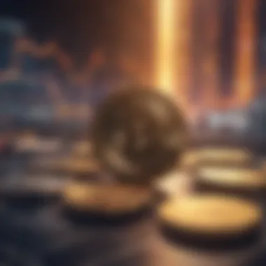 Analyzing Cryptocurrency Data A thoughtful individual analyzing cryptocurrency data