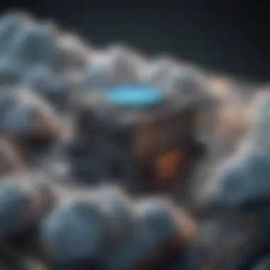 Interface of a Cloud Mining Platform Cloud mining platform interface showcasing various options