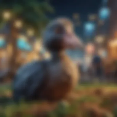 Dodo's Role in the Decentralized Finance Landscape Illustration showcasing decentralized finance ecosystem