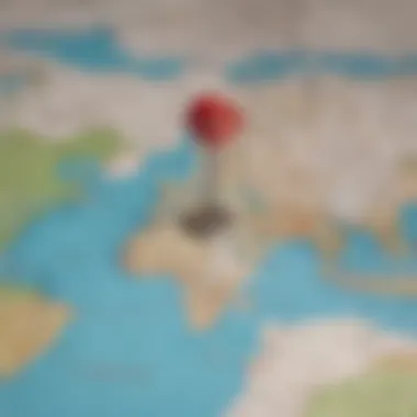 Geographical Salary Analysis Map highlighting geographical salary differences