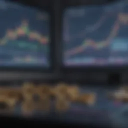 A trader analyzing cryptocurrency price charts over the weekend.