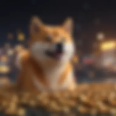 Volatility of Shiba Inu Coin Price Shiba Inu Coin price graph showing volatility