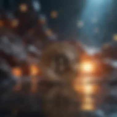 Abstract Representation of Cryptocurrency Mining An abstract representation of cryptocurrency mining