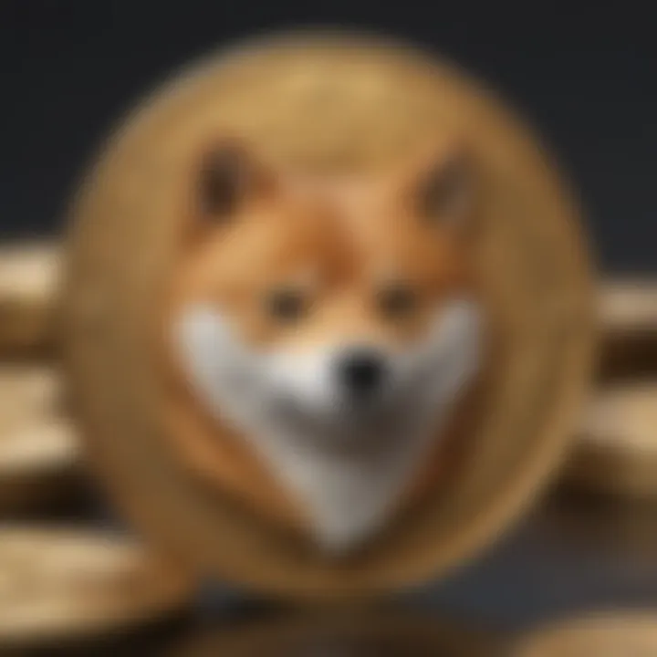 Logo of Shiba Inu Coin showcasing its unique design