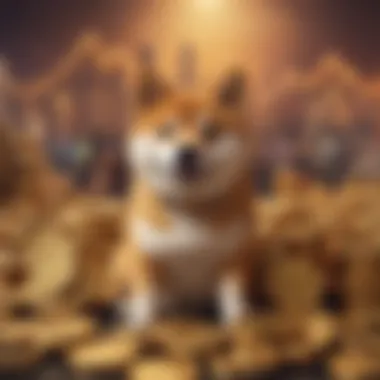 Graph depicting the rise of Shiba Inu Coin in the cryptocurrency market