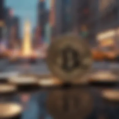 Regulatory Landscape for Cryptocurrency in NYC Conceptual image showcasing regulatory aspects of cryptocurrency in New York